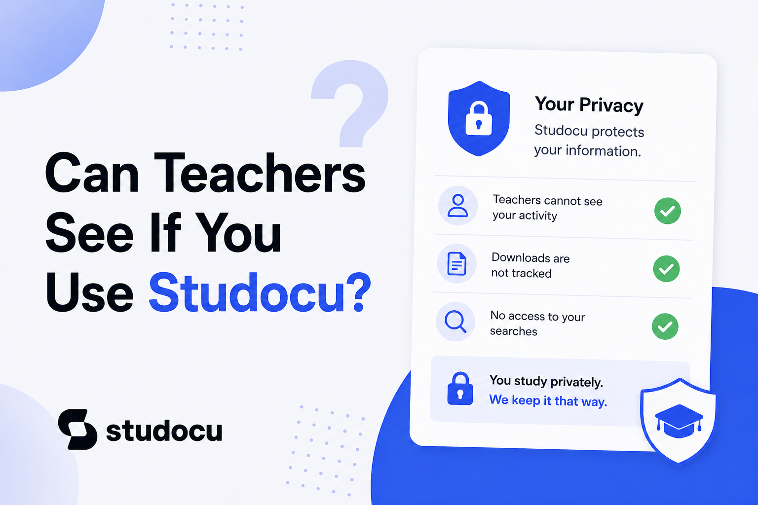 Can Teachers See If You Use Studocu?